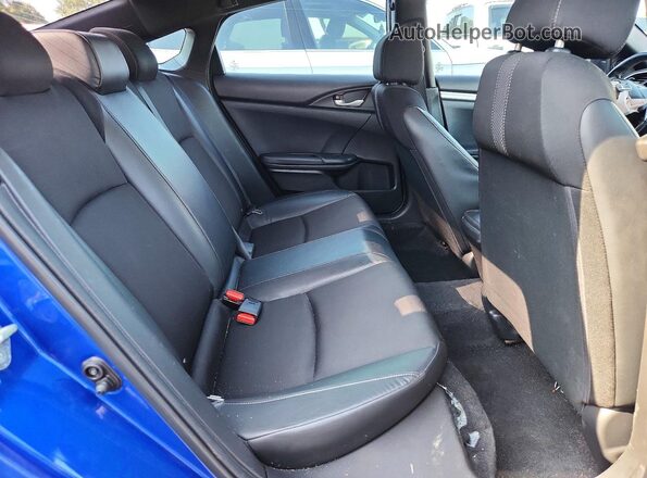 2HGFC2F85KH566536 2019 HONDA CIVIC Blue Vista de los asientos traseros