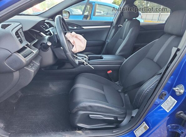 2HGFC2F85KH566536 2019 HONDA CIVIC Blue Vista interior delantera
