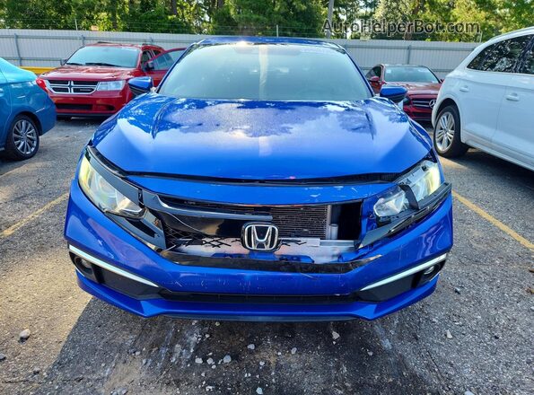 2HGFC2F85KH566536 2019 HONDA CIVIC Blue Vista frontal