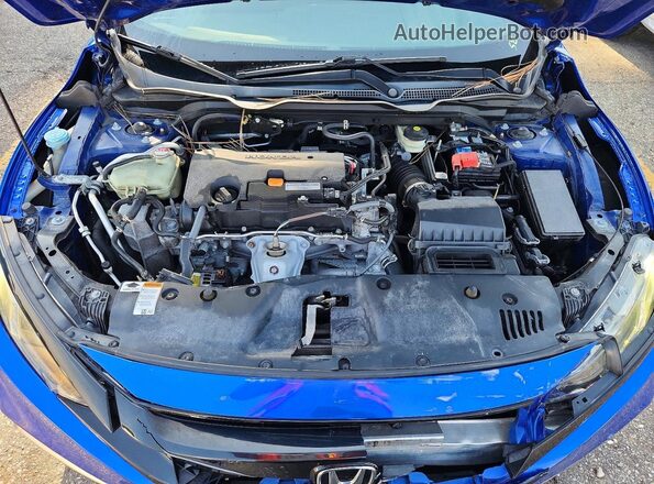 2HGFC2F85KH566536 2019 HONDA CIVIC Blue Vista interior trasera