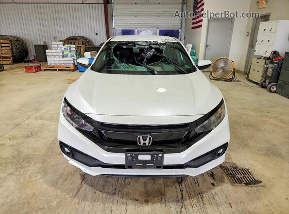 2HGFC2F85LH532159 2020 HONDA CIVIC White Դիմացի տեսք