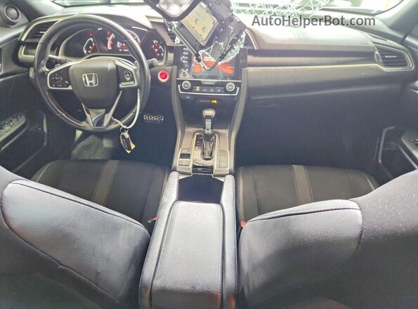 2HGFC2F85LH532159 2020 HONDA CIVIC White Առջևի վահանակի տեսք