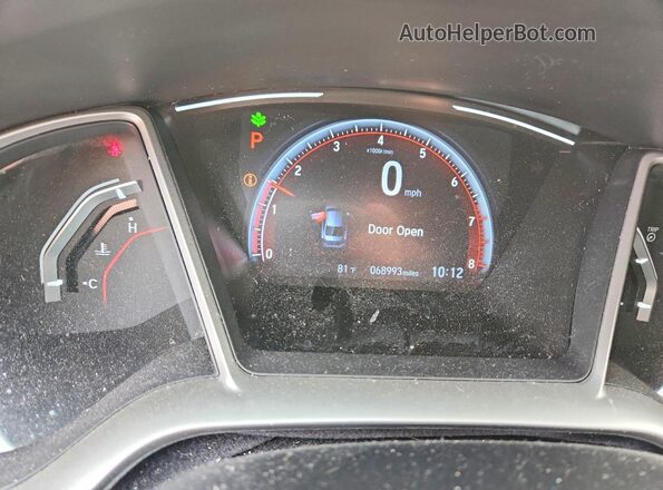 2HGFC2F85LH581359 2020 HONDA CIVIC Silver Vista del cuadro de instrumentos