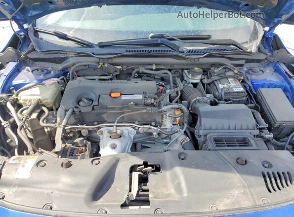 2HGFC2F85LH581992 2020 HONDA CIVIC Синий Вид задней части салона