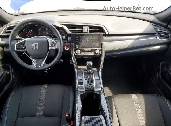 2HGFC2F85LH581992 2020 HONDA CIVIC Синий Вид панели приборов
