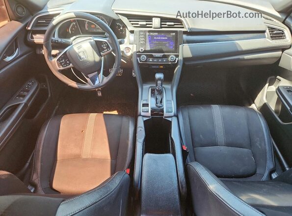 2HGFC2F85LH583547 2020 HONDA CIVIC Черный Вид панели приборов