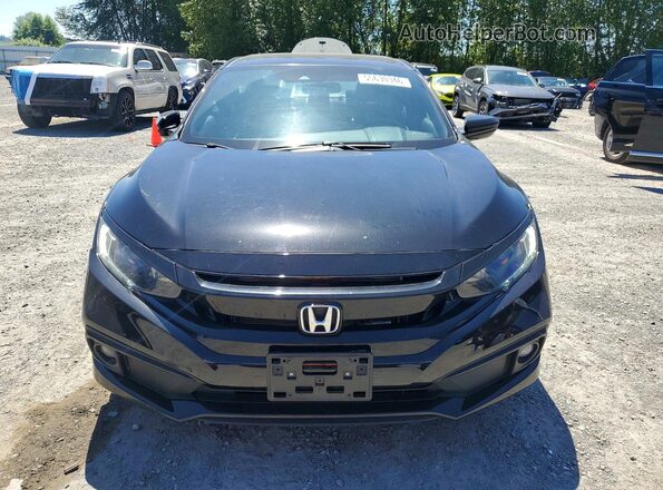 2HGFC2F85MH505027 2021 HONDA CIVIC Black Դիմացի տեսք