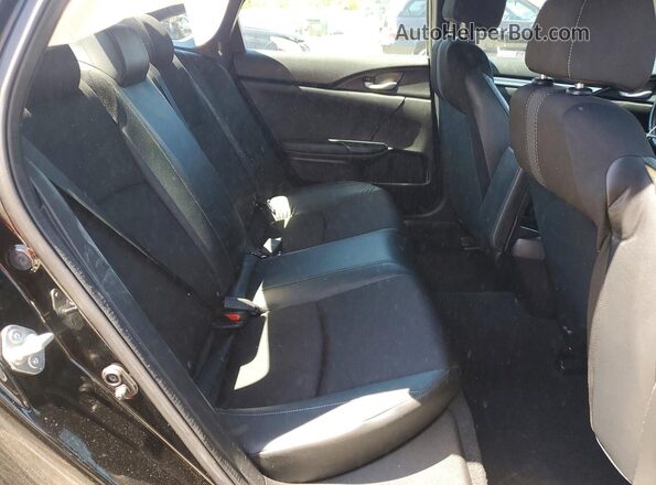 2HGFC2F85MH505027 2021 HONDA CIVIC Black Հետևի նստատեղերի տեսք