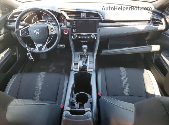 2HGFC2F85MH505027 2021 HONDA CIVIC Black Առջևի վահանակի տեսք