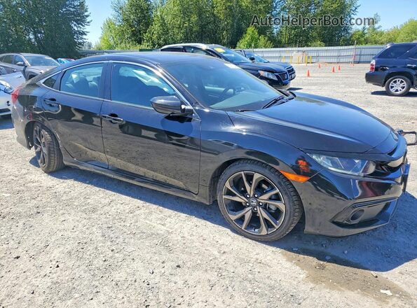 2HGFC2F85MH505027 2021 HONDA CIVIC Black Առջևի աջ