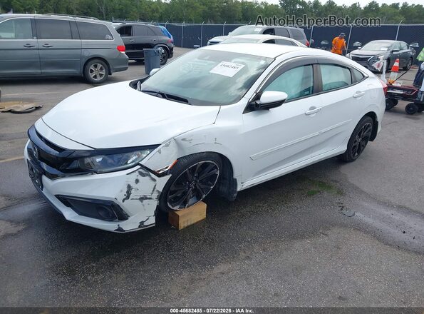 2HGFC2F85MH511703 2021 HONDA CIVIC White Vista tres cuartos delantera izquierda