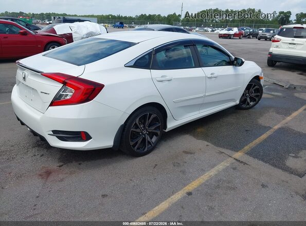 2HGFC2F85MH511703 2021 HONDA CIVIC White Trasero derecho