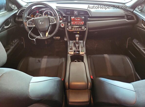 2HGFC2F85MH530414 2021 HONDA CIVIC Серый Вид панели приборов