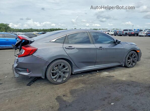 2HGFC2F85MH532826 2021 HONDA CIVIC Gray Tył prawy