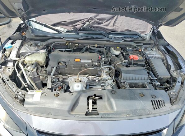 2HGFC2F85MH532826 2021 HONDA CIVIC Gray Widok wnętrza z tyłu