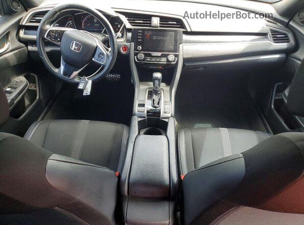 2HGFC2F85MH532826 2021 HONDA CIVIC Gray Widok deski rozdzielczej