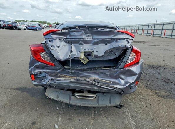2HGFC2F85MH532826 2021 HONDA CIVIC Gray Widok z tyłu