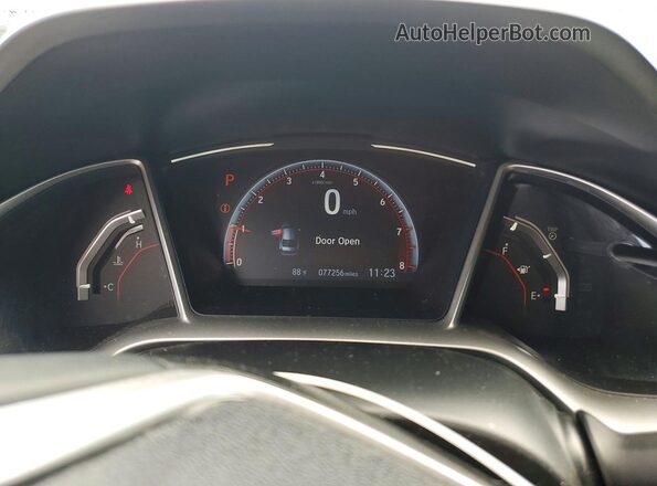 2HGFC2F85MH532826 2021 HONDA CIVIC Gray Widok zestawu wskaźników
