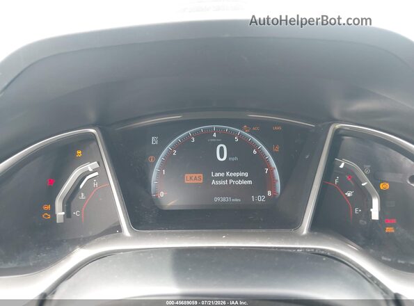 2HGFC2F85MH535046 2021 HONDA CIVIC Gray Vista de los asientos traseros