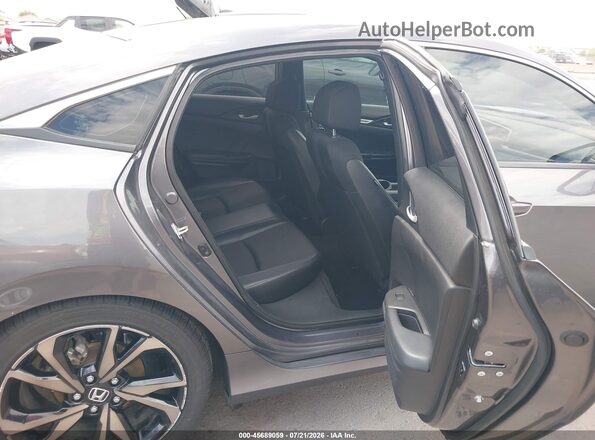 2HGFC2F85MH535046 2021 HONDA CIVIC Gray Vista de la etiqueta del VIN