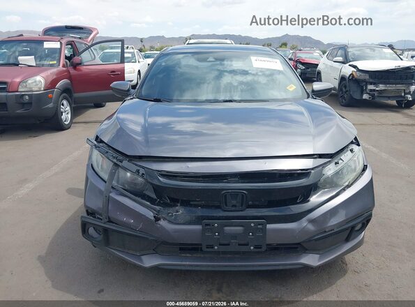 2HGFC2F85MH535046 2021 HONDA CIVIC Gray Vista del salpicadero