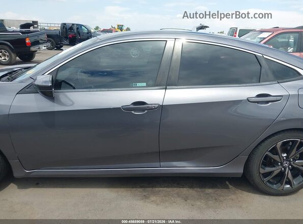 2HGFC2F85MH535046 2021 HONDA CIVIC Gray Vista interior trasera