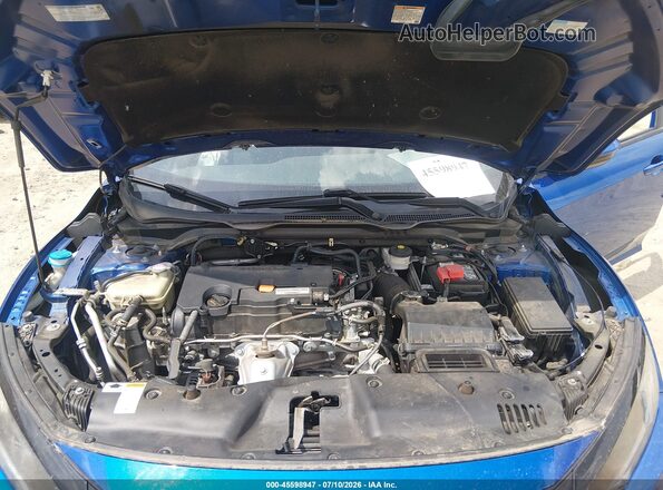 2HGFC2F85MH538884 2021 HONDA CIVIC Blue Вид ззаду