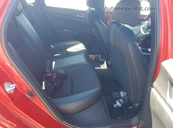 2HGFC2F85MH554633 2021 HONDA CIVIC Red უკანა სავარძლების ხედი