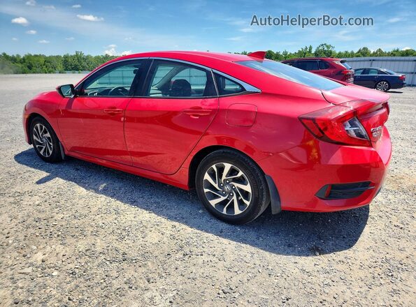 2HGFC2F86JH510586 2018 HONDA CIVIC Red უკანა მარცხენა