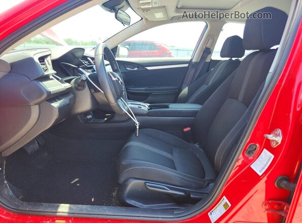 2HGFC2F86JH510586 2018 HONDA CIVIC Red წინა სალონის ხედი