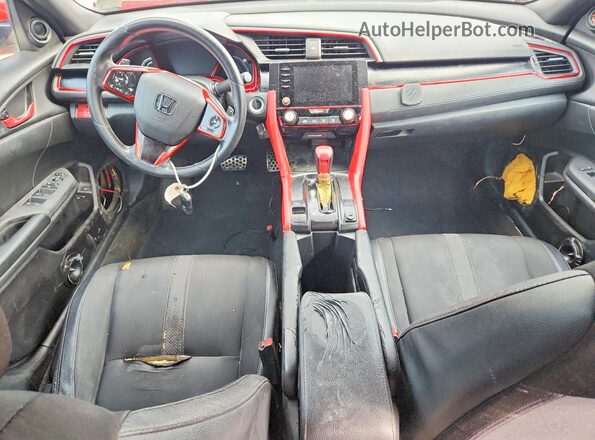 2HGFC2F86KH531228 2019 HONDA CIVIC Red Առջևի վահանակի տեսք