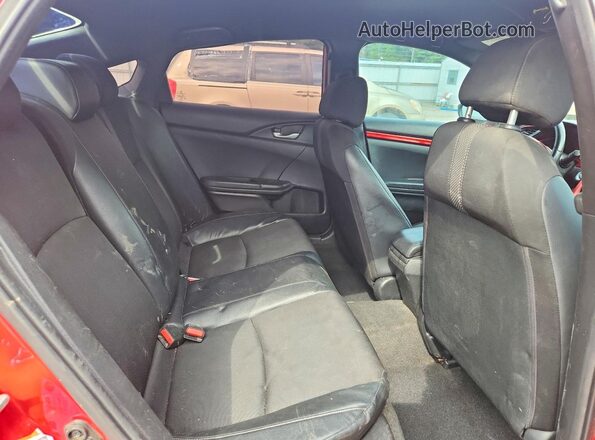 2HGFC2F86KH531228 2019 HONDA CIVIC Red Հետևի նստատեղերի տեսք