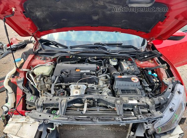 2HGFC2F86KH531228 2019 HONDA CIVIC Red Սալոնի հետևի տեսք