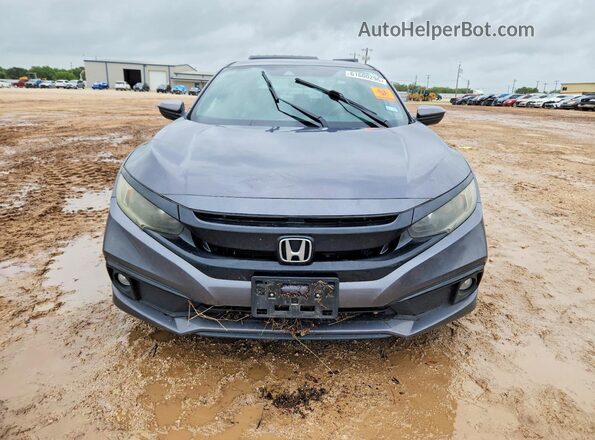 2HGFC2F86LH507786 2020 HONDA CIVIC Gray Դիմացի տեսք