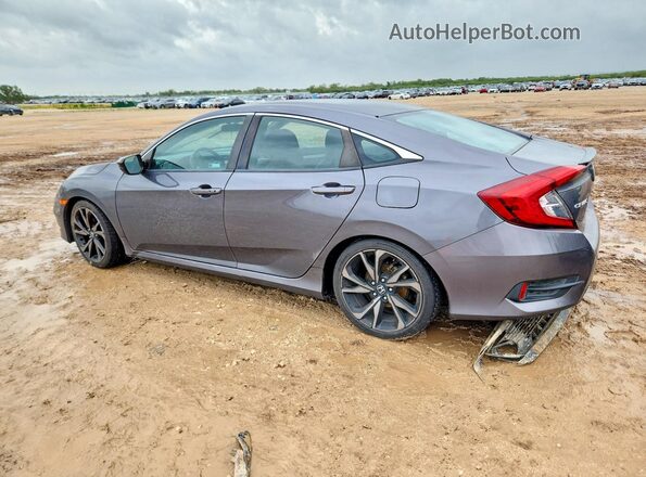 2HGFC2F86LH507786 2020 HONDA CIVIC Gray Հետևի ձախ