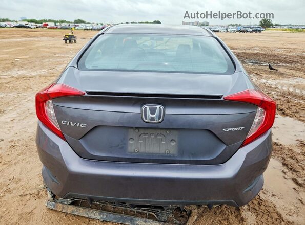 2HGFC2F86LH507786 2020 HONDA CIVIC Gray Հետևի տեսք