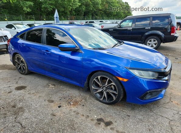 2HGFC2F86LH520215 2020 HONDA CIVIC Blue Передня права чверть