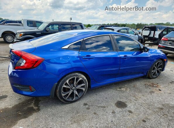 2HGFC2F86LH520215 2020 HONDA CIVIC Blue Задня права чверть