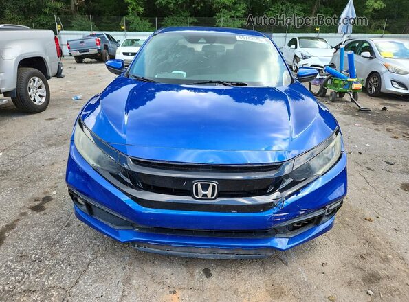2HGFC2F86LH520215 2020 HONDA CIVIC Blue Вид спереду