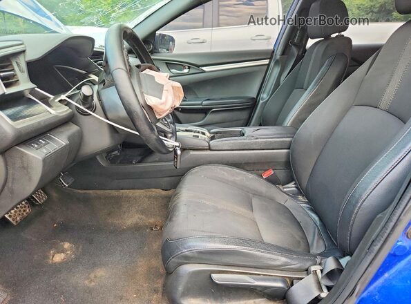 2HGFC2F86LH520215 2020 HONDA CIVIC Blue Вид салону спереду