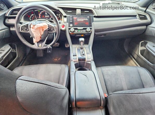 2HGFC2F86LH520215 2020 HONDA CIVIC Blue Вид панелі приладів