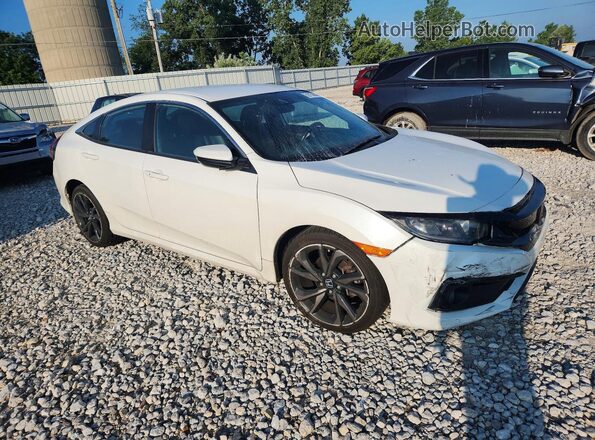 2HGFC2F86LH520618 2020 HONDA CIVIC White წინა მარჯვენა