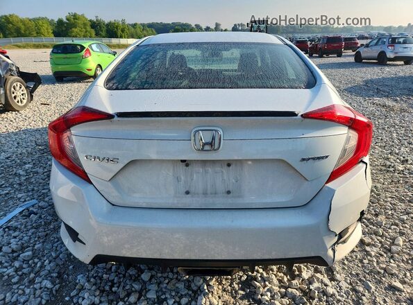 2HGFC2F86LH520618 2020 HONDA CIVIC White უკანა ხედი