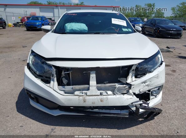 2HGFC2F86LH535216 2020 HONDA CIVIC White Widok z przodu