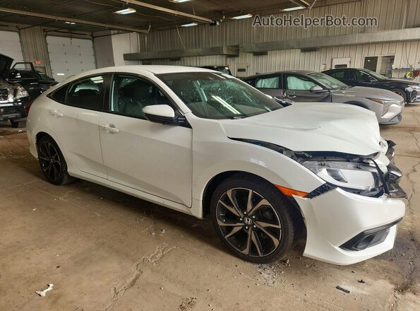 2HGFC2F86LH544532 2020 HONDA CIVIC White წინა მარჯვენა