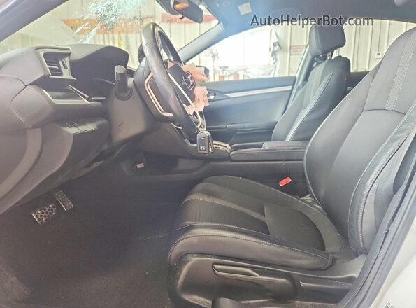 2HGFC2F86LH544532 2020 HONDA CIVIC White წინა სალონის ხედი