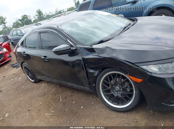 2HGFC2F86LH590250 2020 HONDA CIVIC Black Вид щитка приладів