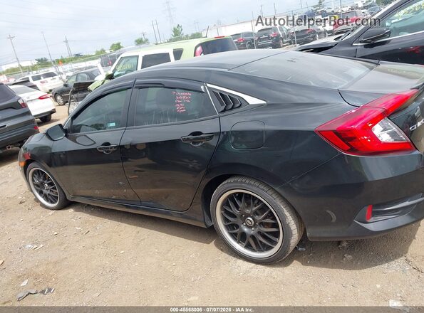 2HGFC2F86LH590250 2020 HONDA CIVIC Black Вид задньої частини салону