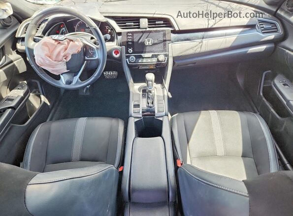 2HGFC2F86LH593908 2020 HONDA CIVIC Gray წინა პანელის ხედი