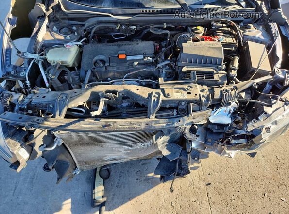 2HGFC2F86LH593908 2020 HONDA CIVIC Gray უკანა სალონის ხედი